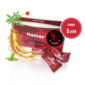 5 Viên Kẹo Sâm Hamer Mỹ