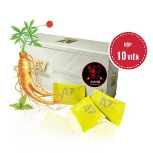 Hộp 10 Viên Kẹo Sâm A7